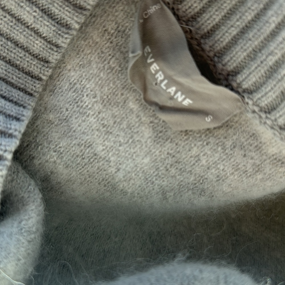 Everlane alpaca zebra print sweater - Picture 5 of 9